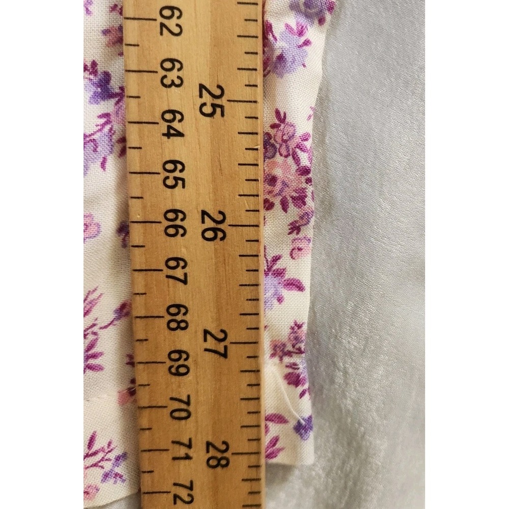 NWT Miss Selfridge Jumpsuit Size 8 Ruffle Viscose Pink Purple Floral Cottagecore - Picture 9 of 9